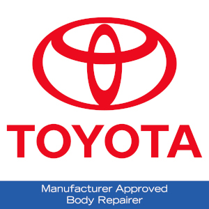 Toyota Manufacturer approved body repairer
